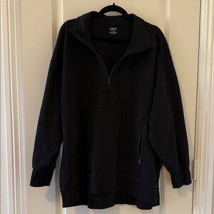 Old Navy Women's Black Half Zip-Up Dynamic Fleece